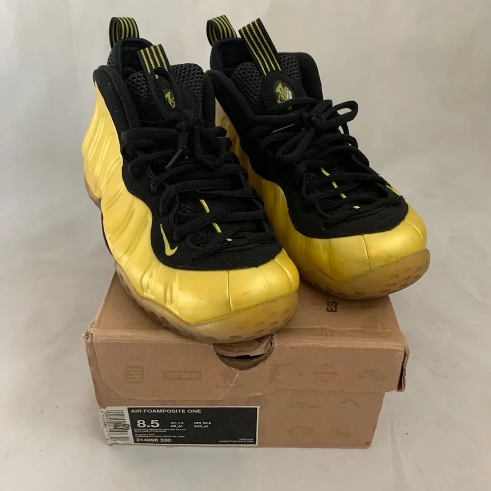 Nike Air Electrolime Foamposite One 8.5